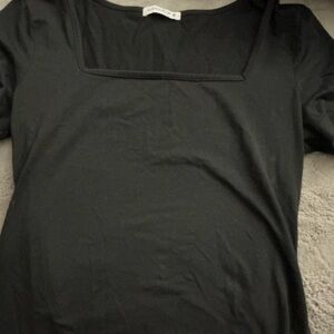 Classic Black Short Sleeve Top